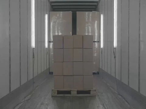 Stylized Boxes in Truckbed Video stock 84520554