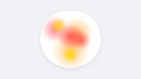 Stylized Brain Activity Heatmap Icon with Pulsing Red and Yellow Thermal Zo.. Stock-Footage 346202441