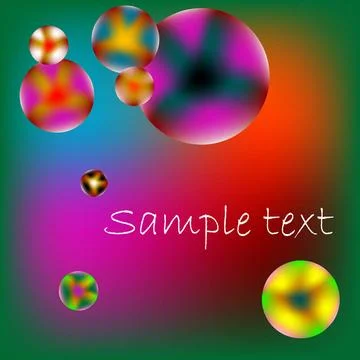 Stylized bubbles with space for text stylized bubbles with space for text,... Stock Photos
