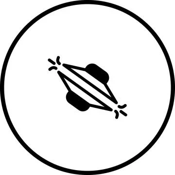 Stylized cell division representation in mitosis process within a circular .. Illustrazione stock
