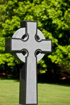 Stylized celtic cross Stock Photos