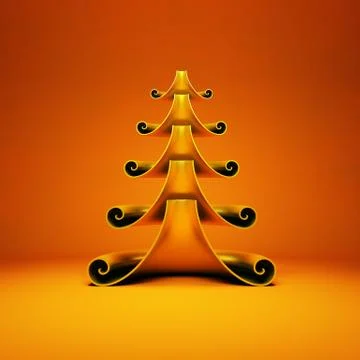 Stylized christmas tree Stock-Illustration