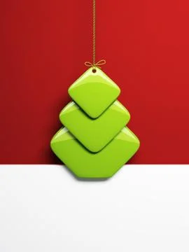 Stylized christmas tree Stock-Illustration