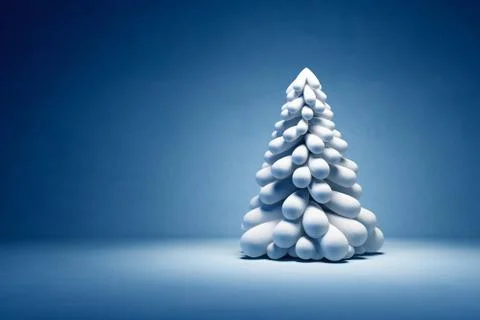 Stylized Christmas tree Stock Illustration