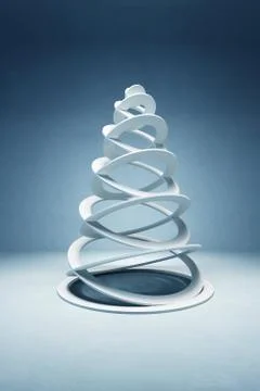 Stylized Christmas tree Stock Illustration