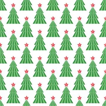 Stylized Christmas tree Illustrazione stock