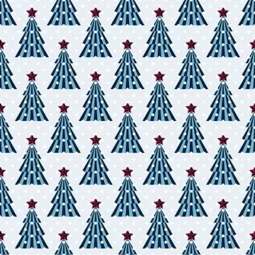 Stylized Christmas tree Stock Illustration