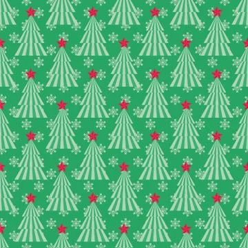 Stylized Christmas tree Stock Illustration