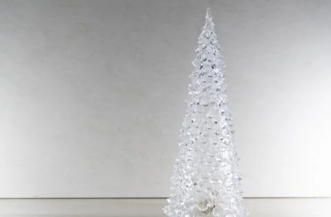 Stylized Christmas tree on light background Stock Photos