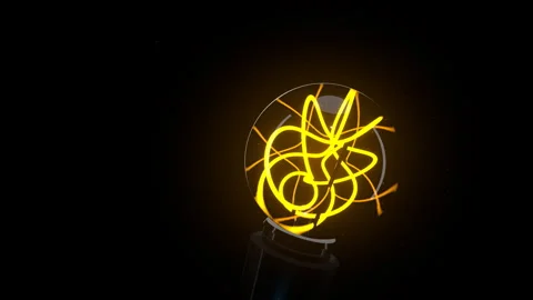 Stylized Cinematic Roll with Dutch Angle Light Bulb Perspective, 4K Stock Footage 337228646