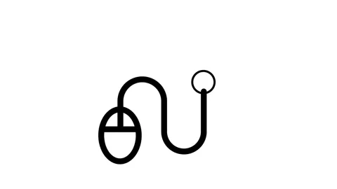 A stylized computer mouse with a dollar sign, illustrating themes of financ.. 스톡 동영상 335012295