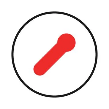 Stylized conceptual representation showcasing a red oblong form positioned .. Ilustración de archivo