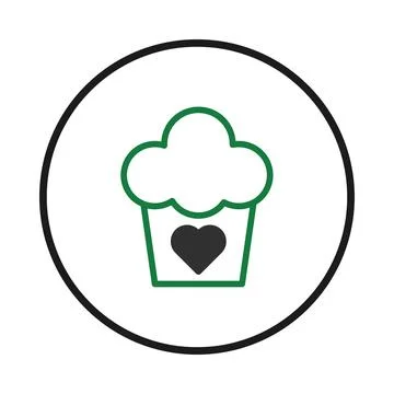 Stylized confection vector illustration depicting love or affection in circ.. Stock Illustration