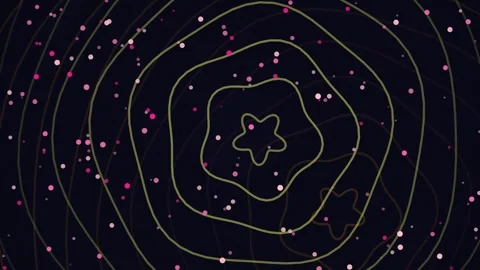 Stylized Constellation Patterns in Space Animation. 스톡 동영상 330131726