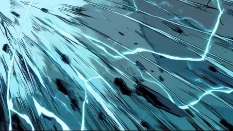 Stylized Cracked Background for Animation Stock Footage 309437839