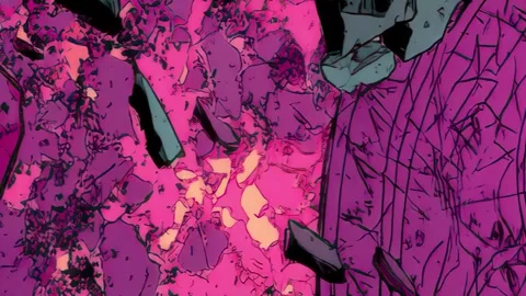 Stylized Cracked Background for Animation Video stock 309438096