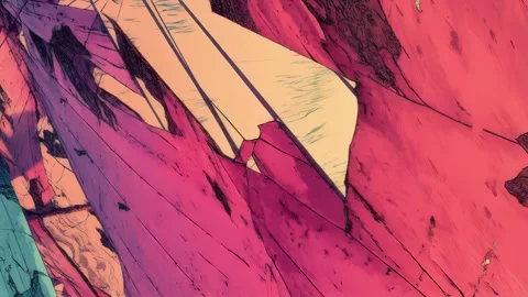 Stylized Cracked Background for Animation Stock Footage 309438919