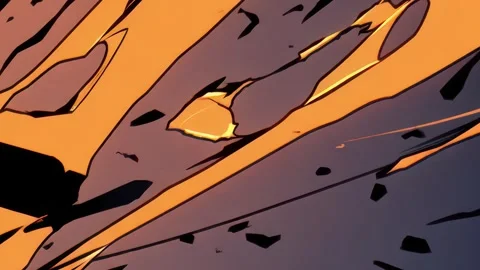 Stylized Cracked Background for Animation Stock Footage 309440463