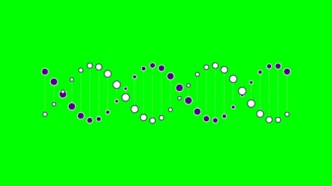 A stylized digital dna double helix structure on a vibrant green background 스톡 동영상 341823839