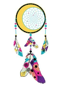 Stylized dream catcher 스톡 일러스트