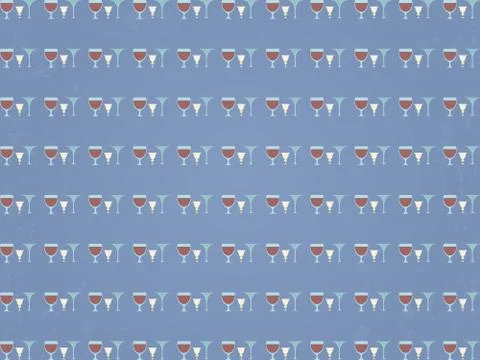 Stylized drinks background Stock Illustration