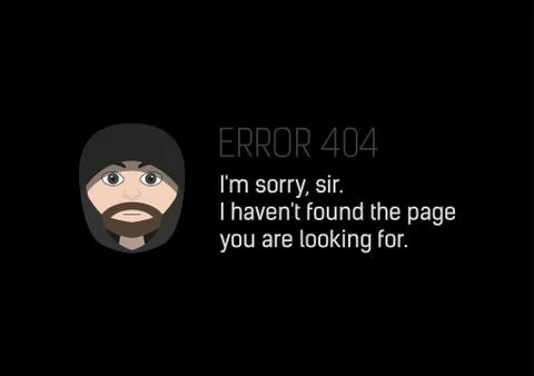 Stylized Error 404 Page not found with hooded man Stock Illustration