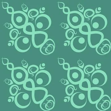 Stylized ethnic pattern - graphics. A fabulous world. Oriental motifs, tiles. Stock Illustration