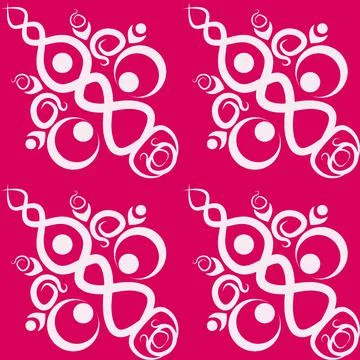 Stylized ethnic pattern - graphics. A fabulous world. Oriental motifs, tiles Stock Illustration