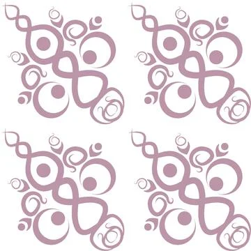 Stylized ethnic pattern - graphics. A fabulous world. Oriental motifs, tiles. Stock Illustration
