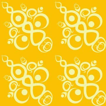 Stylized ethnic pattern - graphics. A fabulous world. Oriental motifs, tiles. Stock Illustration