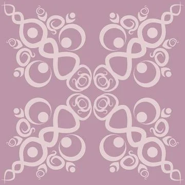 Stylized ethnic pattern - graphics. A fabulous world. Oriental motifs, tiles. Stock Illustration