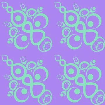 Stylized ethnic pattern - graphics. A fabulous world. Oriental motifs, tiles. Stock Illustration