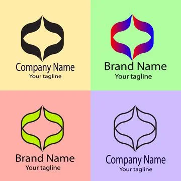 Stylized Eye Emblem logo Stock Illustration