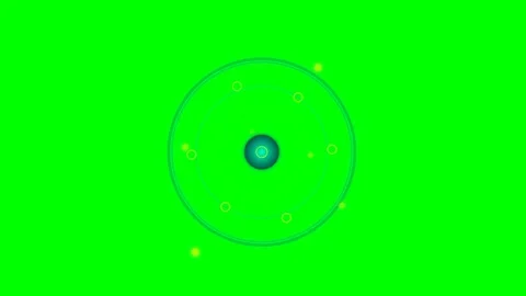 Stylized Fiber Optic Cable Cross-Section with Teal and Lime Glowing Data Pa.. Stock Footage 346611554