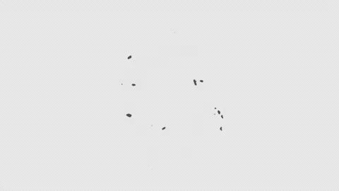 Stylized Fire Burst Impact Effect Loop 4k Alpha Transparent Stock Footage 345704202