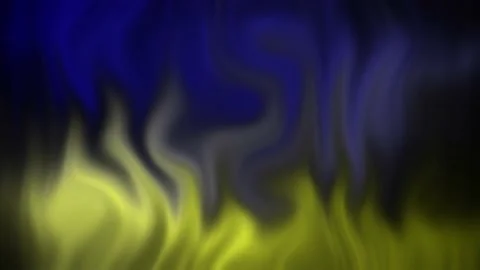 Stylized flame in blue and yellow colors Stock Footage 212459149