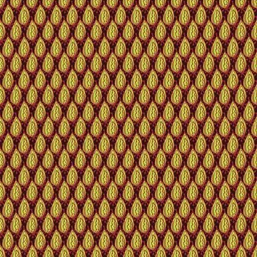 A stylized flames seamless vector graphic pattern Stock Illustration