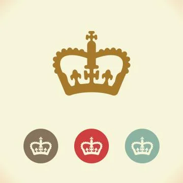 Stylized flat icon of a cabbage. Stock Illustration