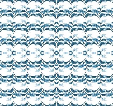 Stylized Floral Seamless Pattern Digital collage and photo manipulation te... Stock Photos