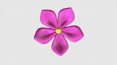 Stylized Flower Stock Footage 308021859