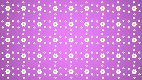 Stylized Flower Pattern Orbiting Clock 4K Seamless Loop Vidéo 337816952