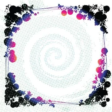 Stylized frame Stock Illustration