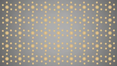 Stylized Gear Cog Pattern Orbiting Clock 4K Seamless Loop Stock Footage 337816945