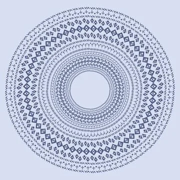 Stylized geometric pattern on a square background. Shape. Ethnic 스톡 일러스트