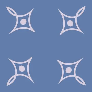 Stylized geometric pattern on a square background. Shape. Ethnic Stock Illustration