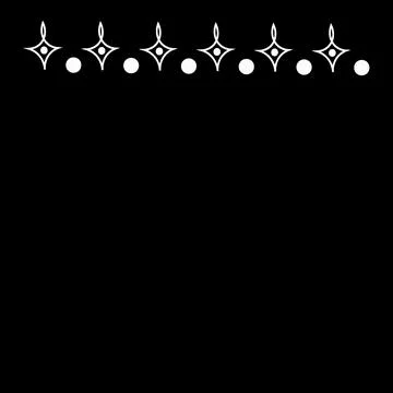 Stylized geometric pattern on a square background. Shape. Ethnic Stock Illustration