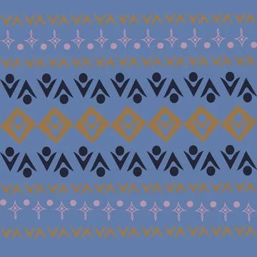 Stylized geometric pattern on a square background. Shape. Ethnic 스톡 일러스트