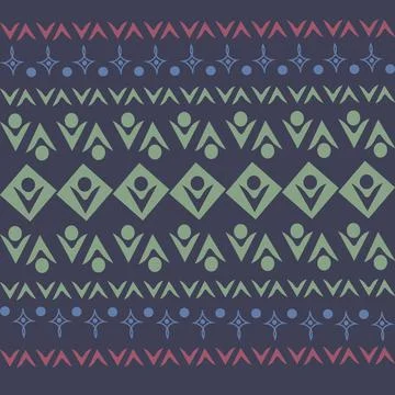 Stylized geometric pattern on a square background. Shape. Ethnic Stock Photos
