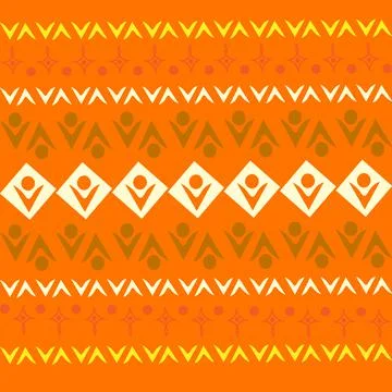 Stylized geometric pattern on a square background. Shape. Ethnic Stock Photos