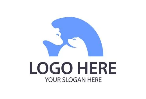 Stylized graphic bear logo templates	 Stock Illustration